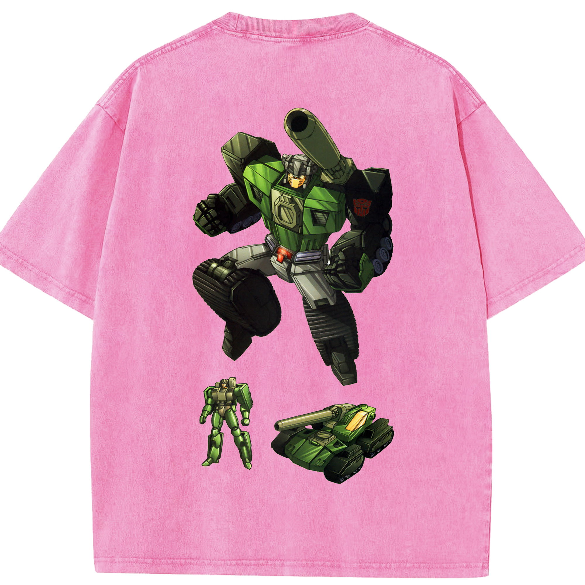 （画像用）  綿100% ヴィンテージ風 半袖Tシャツ（背面プリント）